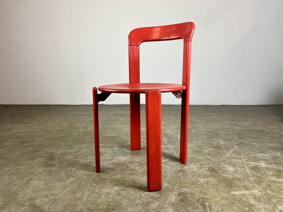 Image 1 of Lot de 6 chaises vintage Bruno Rey Kusch & Co Design 1970