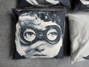 5x coussins Fornasetti