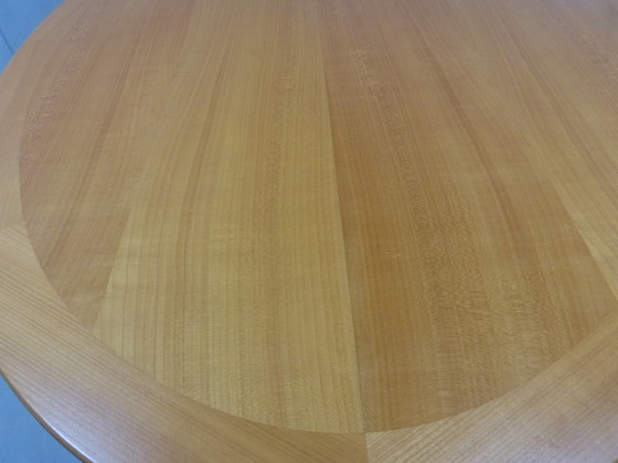 Image 1 of Oval ash wooden coffee or side table, Denmark