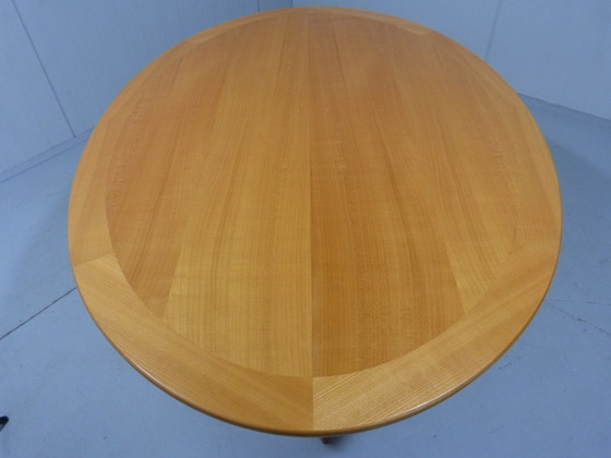 Image 1 of Oval ash wooden coffee or side table, Denmark