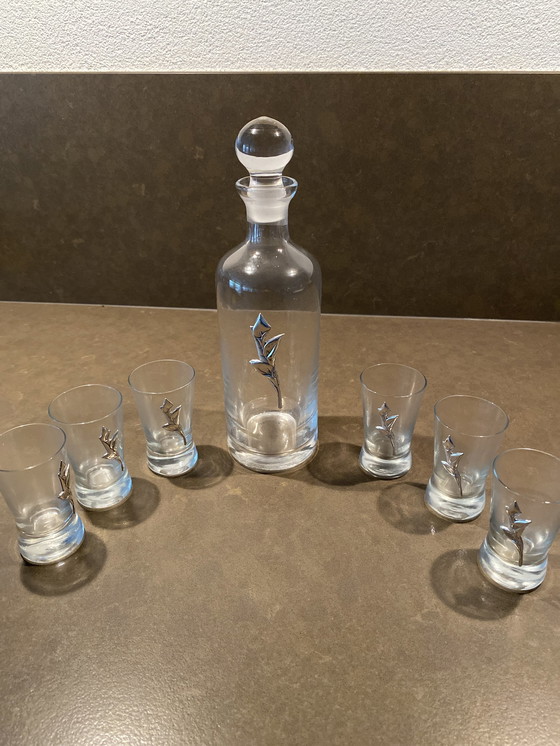 Image 1 of Italian crystal drinks set + carafe