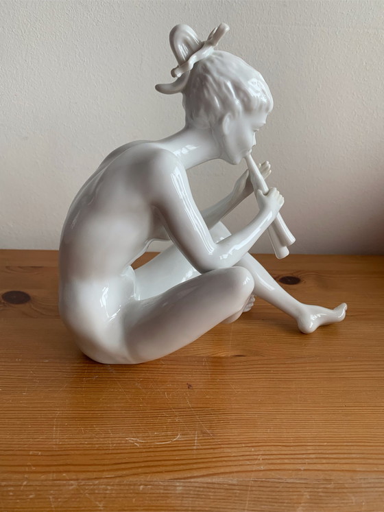 Image 1 of Kaiser Naked flute player figurine