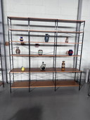Vintage wall rack bookcase