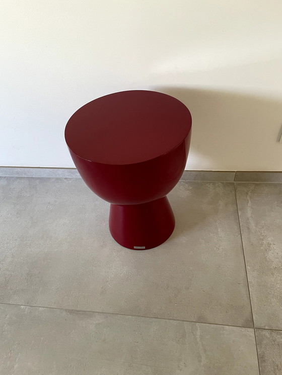 Image 1 of Pols Potten Side table Tam Tam Bright red