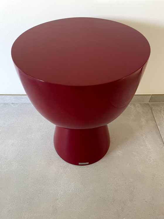 Image 1 of Pols Potten Side table Tam Tam Bright red