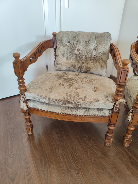 Image 1 of 2x fauteuil Giorgetti Gallery