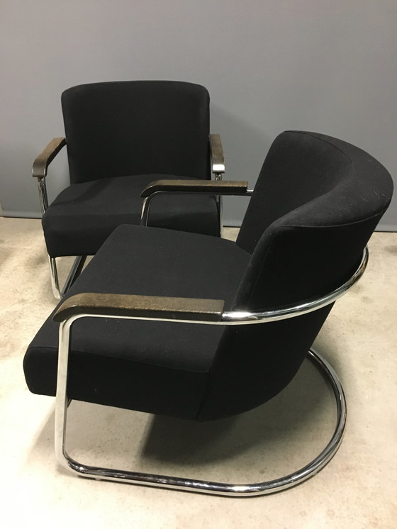Image 1 of 2x Jan des Bouvrie lounge chair