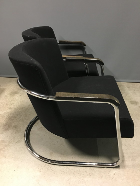 Image 1 of 2x Jan des Bouvrie lounge chair
