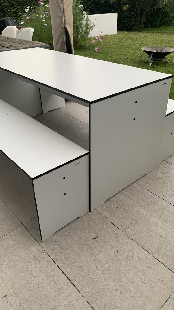 Image 1 of Conmoto Riva Table + 2 bancs