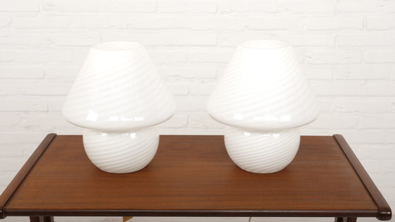 Image 1 of Set Of 2 Table lamps | Mushroom Model | Peill & Putzler | Swirl 