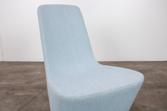 Image 1 of Vitra Monopod armchair by Jasper Morrison - light blue