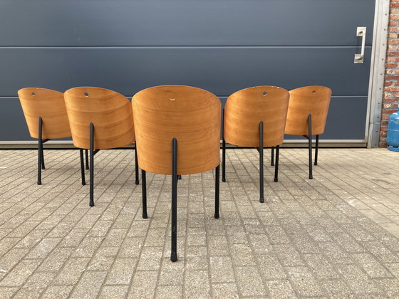 Image 1 of 6x Philippe Starck Aleph Driade Costes dining chair