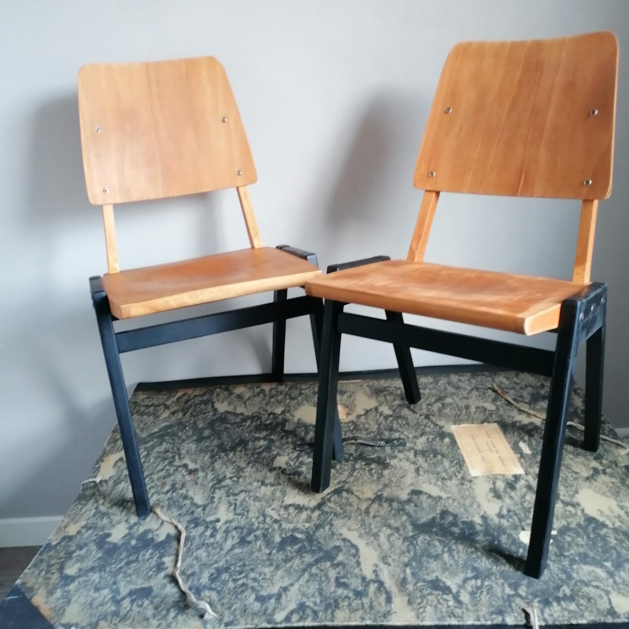 Rainer chair Roland Rainer 　ヴィンテージチェア Roland Rainer Dining Chairs in Wood