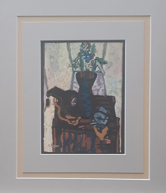 Image 1 of Braque | Pot de fleurs sur une caisse