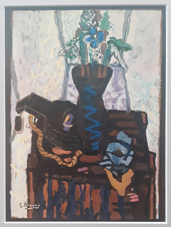 Image 1 of Braque | Pot de fleurs sur une caisse