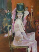 Renee Hogeland schilderij acryl op linnen