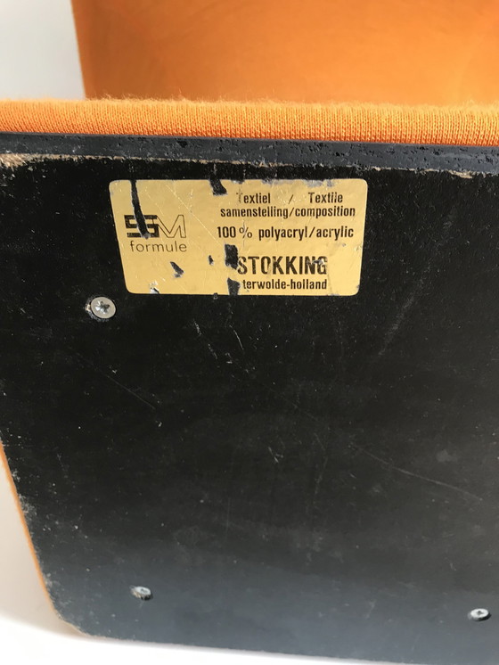 Image 1 of Vintage Pouf Stokking Terwolde 1970s 