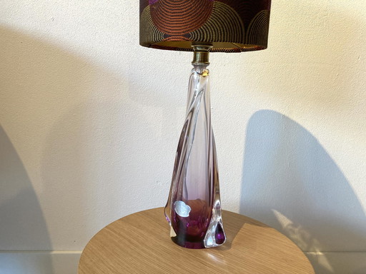 Val Saint Lambert table lamp