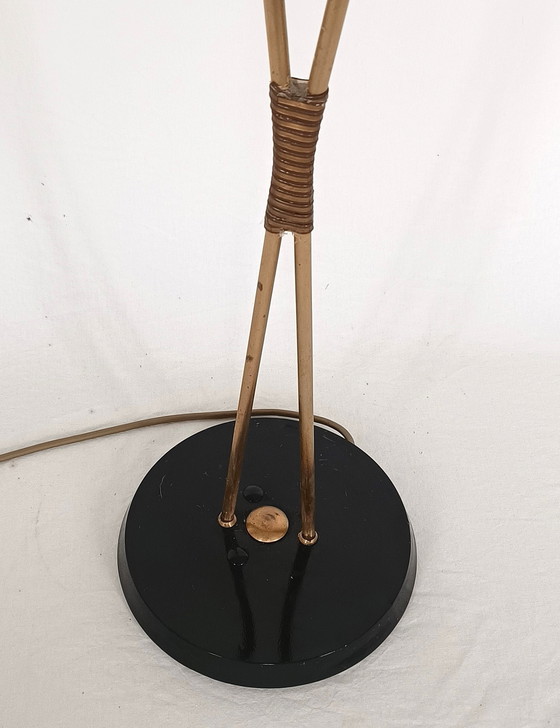 Image 1 of Fifties floor lamp with two light points