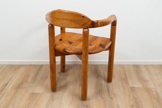 Image 1 of Wooden dining chair with armrests by Rainer Daumiller