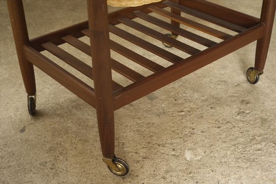 Image 1 of Teak sewing table by Ejvind A. Johansson