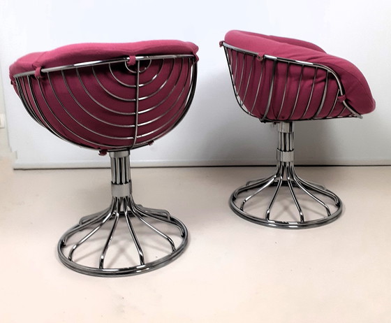 Image 1 of 2x Vintage Swivel chair