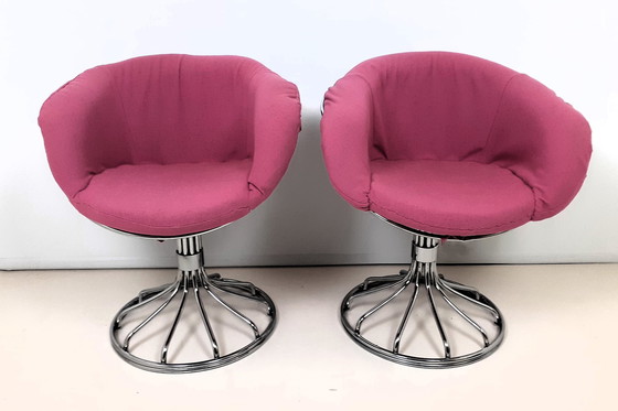 Image 1 of 2x Chaise pivotante vintage