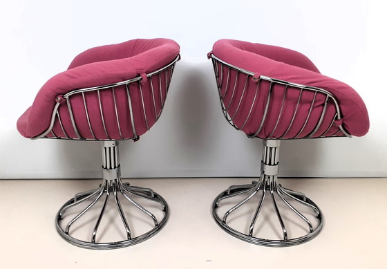 Image 1 of 2x Vintage Swivel chair