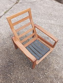 1960s armchair, beautiful details and comfortable