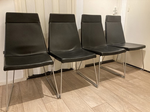 4 x Gerard van den Berg model Boo dining chair