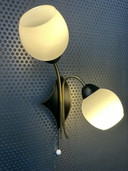 2x Vintage wall lamp