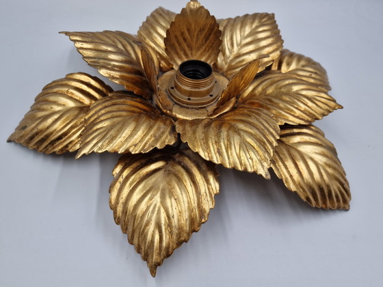 Image 1 of 2 x Wall lamp or ceiling lamp in the shape of a flower