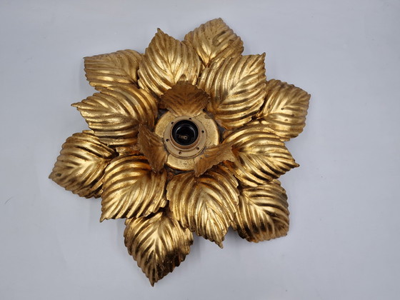 Image 1 of 2 x Wall lamp or ceiling lamp in the shape of a flower