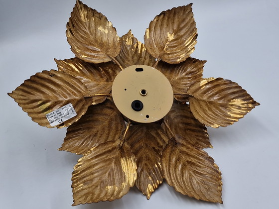 Image 1 of 2 x Wall lamp or ceiling lamp in the shape of a flower