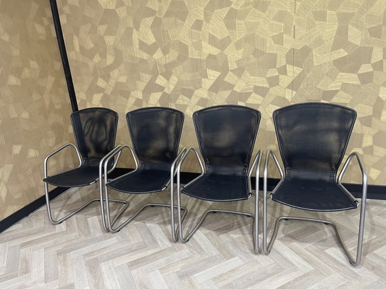 Image 1 of 4x Arco design chairs