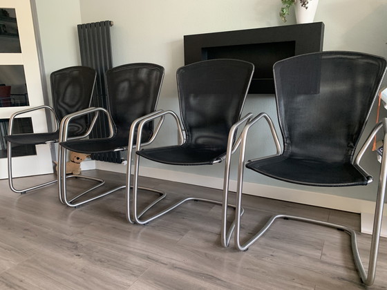 Image 1 of 4x Arco design chairs