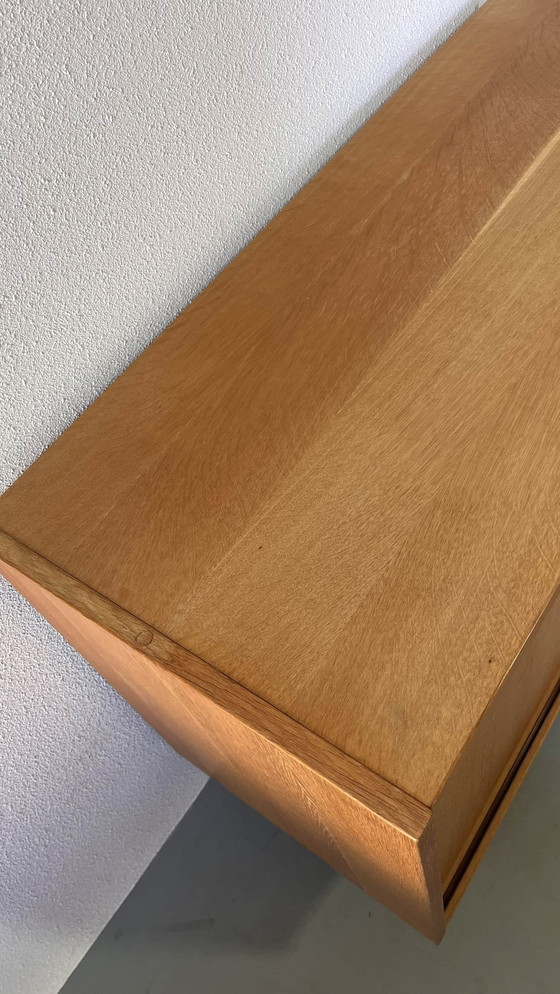 Image 1 of Mobiletto vintage in rovere con ante scorrevoli