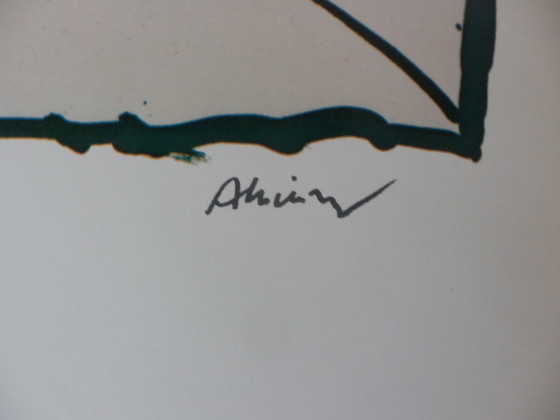 Image 1 of Pierre Alechinsky PARIS FLYING OBJECT from 1978.