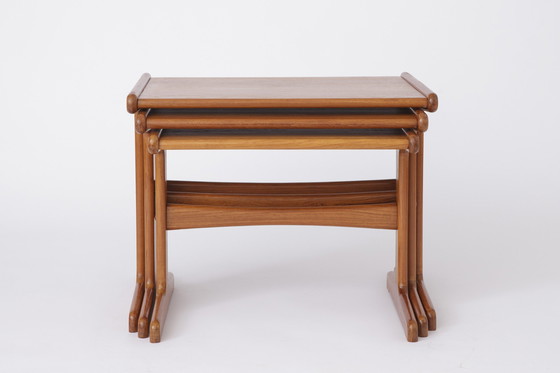 Image 1 of 3x Danish nesting tables