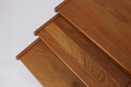 Image 1 of 3x Danish nesting tables