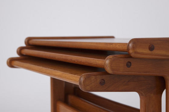 Image 1 of 3x Danish nesting tables