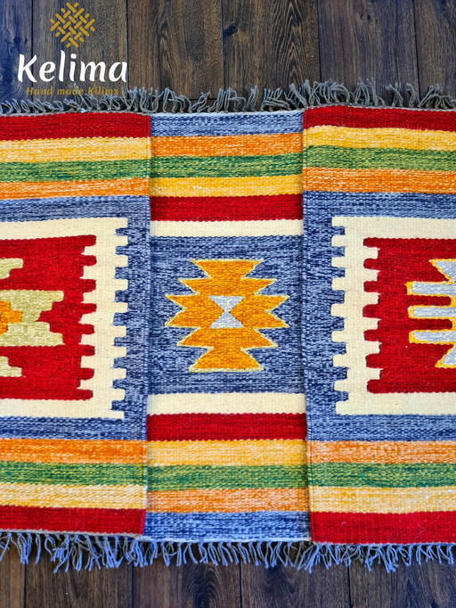 Kelima Tapis tissés à la main (Lot de 3)