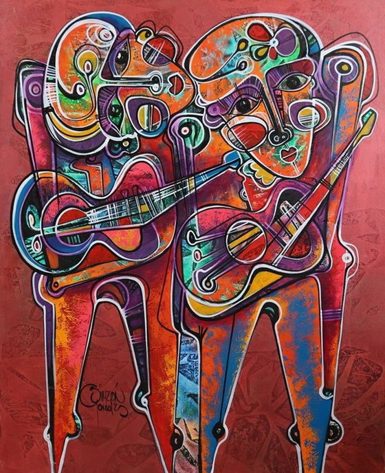 Image 1 of Simeon Gonzales - Andean Musicians, Guitars 2019