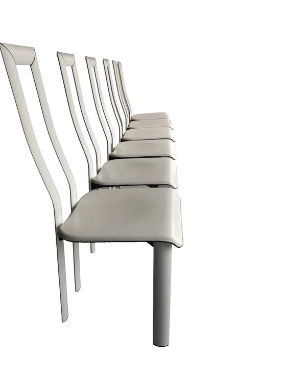 Image 1 of 6x Ycami Collection Regia dining room chairs