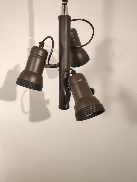 Image 1 of Mid Century hanging lamp with 3 spots