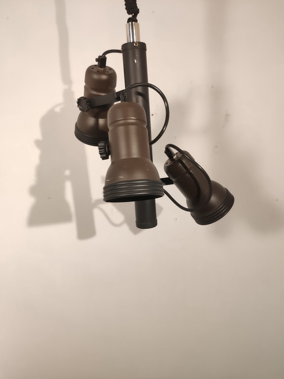 Image 1 of Mid Century hanging lamp with 3 spots