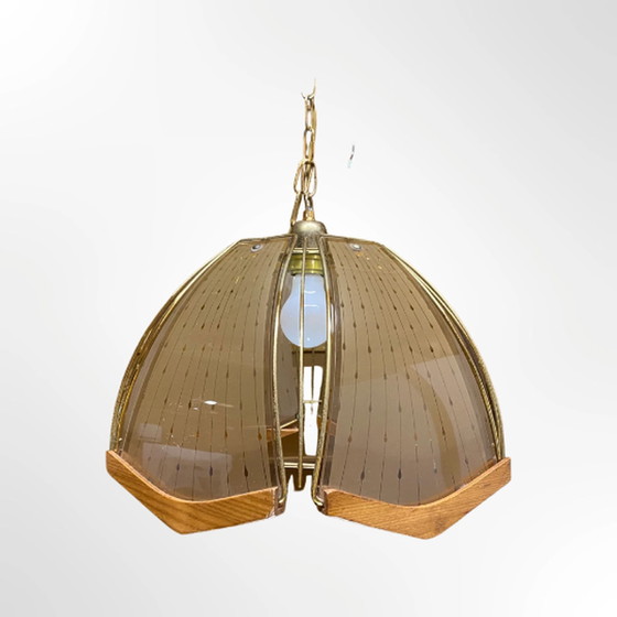 Image 1 of Ciondolo vintage in legno di teak