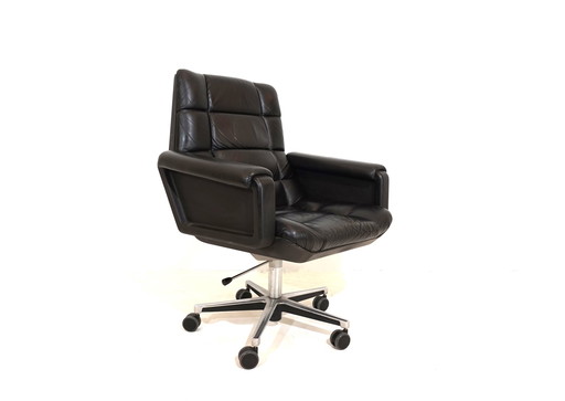 Mauser Seat 150 leather office chair by Herbert Hirche