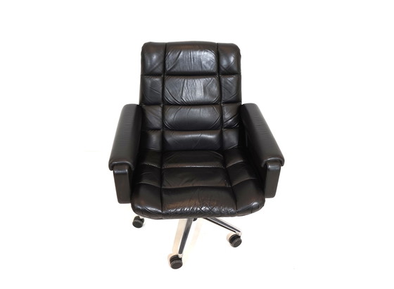 Image 1 of Mauser Seat 150 leather office chair by Herbert Hirche