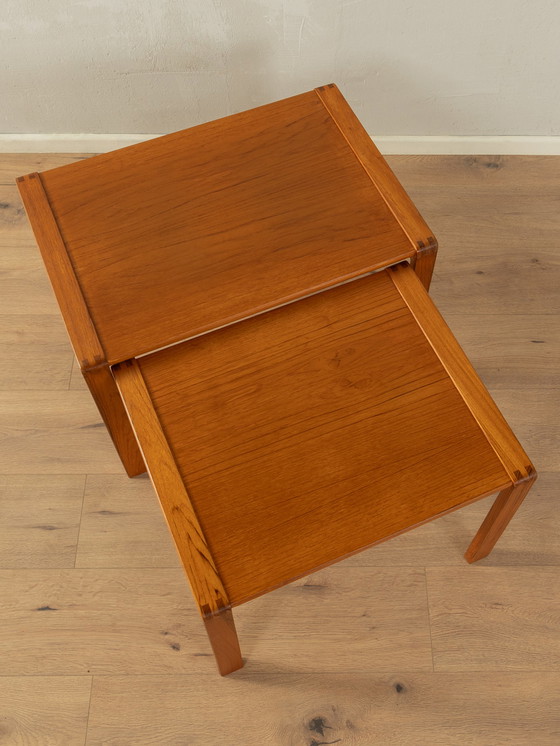 Image 1 of 2x solid nesting tables Made in Denmark